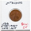2 centimes Dupuis 1914 Sup+
