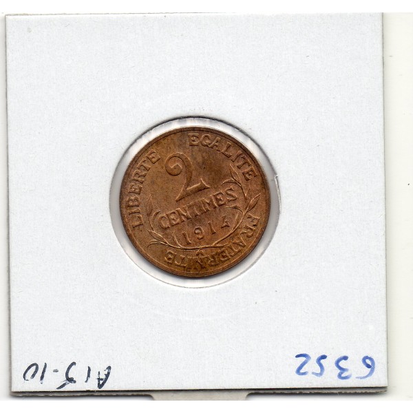 2 centimes Dupuis 1914 Sup+