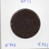 Sol 1791 D Lyon 1er semestre cuivre Louis XVI TTB
