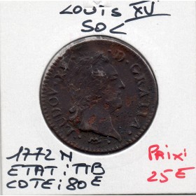 Sol à la vieille tête 1772 N Montpellier TTB