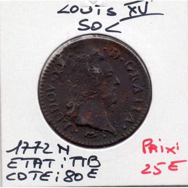 Sol à la vieille tête 1772 N Montpellier TTB