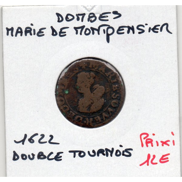 Principauté des Dombes, Marie de Bourbon Montpensier (1622) Double Tournois