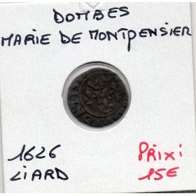 Principauté des Dombes, Marie de Bourbon Montpensier (1626) Liard TTB