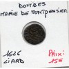 Principauté des Dombes, Marie de Bourbon Montpensier (1626) Liard TTB