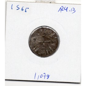 Limousin, Abbaye Saint Martial de Limoges, anonyme (1106-1150) Denier TTB