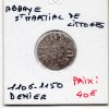 Limousin, Abbaye Saint Martial de Limoges, anonyme (1106-1150) Denier TTB