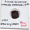 Duché de Savoie, Charles Emmanuel 1er (1622) Grosso di piemonte TB