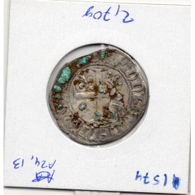 Blanc Guenar Charles VI 1ere emission (1385) TB