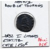Double Tournois 1592 I Limoges Henri IV TB-