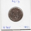 1/6 Ecu de France 1721 9 Rennes Louis XV TB