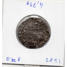 1/8 ou huitième d'Ecu Croix de Face Saint-lo Henri III  (1585 C) B