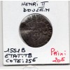 Douzain aux croissants 1551 B Rouen Henri II