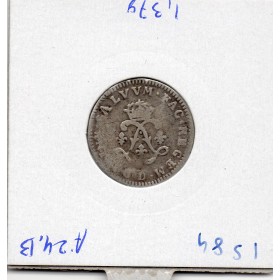 4 Sols au 2L 1692 D Lyon B Louis XIV reformé