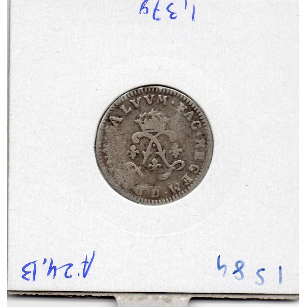 4 Sols au 2L 1692 D Lyon B Louis XIV reformé