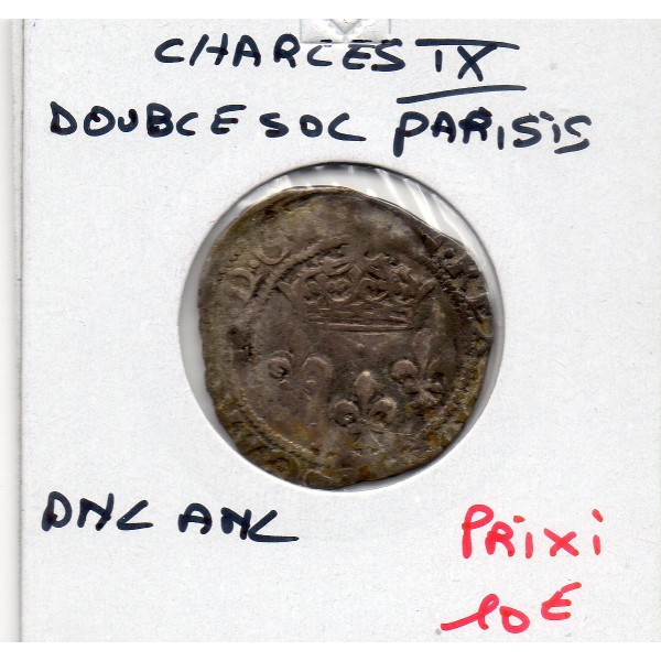 Double sol Parisis 1er type Charles IX  (ANL DNL) TB