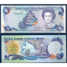 Cayman P.16b Neuf Billet de 1 dollar 1996 B/2