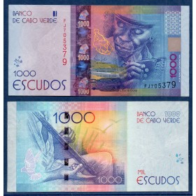 Cap vert P.73b, TTB Billet de 1000 escudos 2024 Codé di Dona
