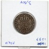 1/6 Ecu ou 20 sols France Navarre 1720 W Lille Louis XV TB