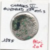 Blanc Guenar Charles VI 1ere emission (1385) Sup oxydé