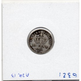 20 centimes Napoléon III tête laurée 1868 A Paris TTB, France pièce de monnaie