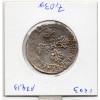 Demi Franc au col plat 1589 B Rouen Henri III TTB+