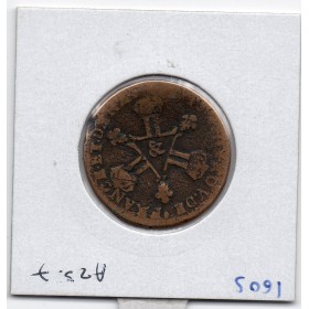 6 denier Dardenne 1711 & Aix Louis XIV TB-