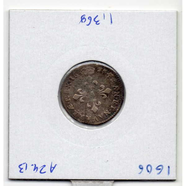 4 Sols des traitants 1675 A Paris Louis XIV TTB-