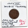 Double Tounois 1643 sans différent LVD TTB Louis XIII