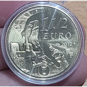 Pièce 1,50 euros BU France 2012 Paris Saint-Germain