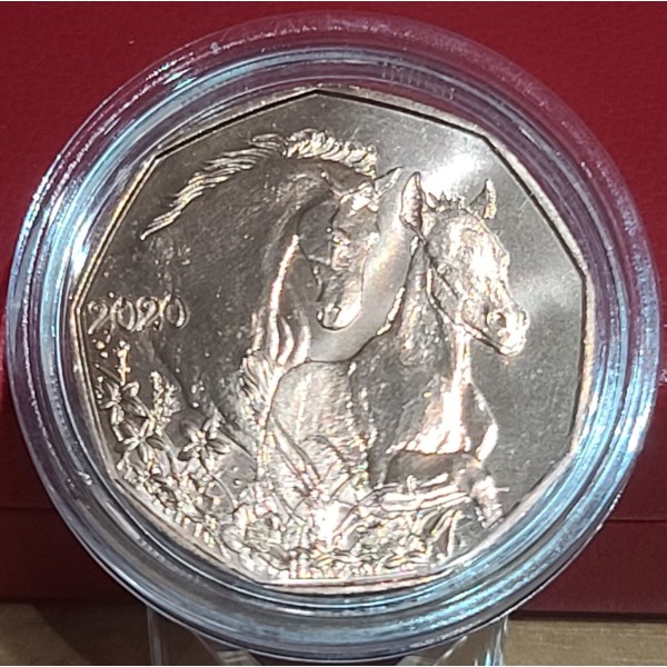 5 Euro Autriche 2020 - Chevaux Lipizzans