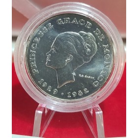 Monaco Essai Argent Grace Kelly 10 Francs 1982 FDC, Gad.158
