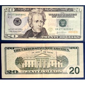 Etats Unis P.521b, Dallas TB Billet de 20 Dollars 2004A Série K
