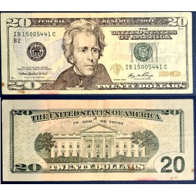 Etats Unis P.526, New York TB Billet de 20 Dollars 2006 Série B