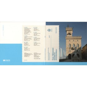 Coffret BU FDC Saint-Marin 2026 Série divisionnaire complète