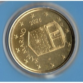 Pièce 10 centimes BU Fleur de coin Saint-Marin 2026