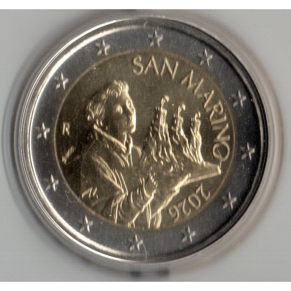 Pièce 2 euro BU Fleur de coin Saint-Marin 2026