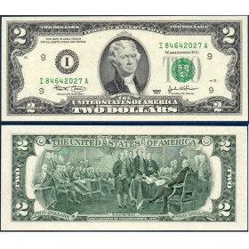 Etats Unis P.516a neuf Mineapolis, Billet de 2 Dollars 2003 série I