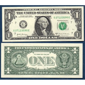 Etats Unis P.544b Chicago, TTB Billet de 1 Dollar 2017A série G