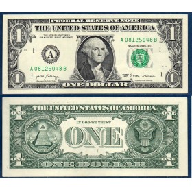 Etats Unis P.544a Boston, TTB Billet de 1 Dollar 2017 série A