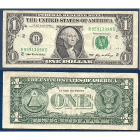 Etats Unis P.523a New York, TB Billet de 1 Dollar 2006 série B