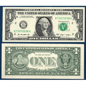 Etats Unis P.523a New York, TTB Billet de 1 Dollar 2006 série B
