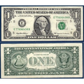 Etats Unis P.504 Richmond, TTB Billet de 1 Dollar 1999 sérieE