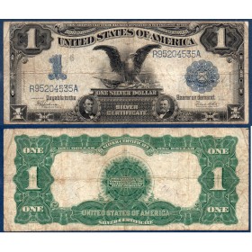 Etats Unis P.338c, B Billet de 1 Dollar 1899 silver certificate