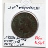 10 centimes Napoléon III tête nue 1855 D ancre Lyon TB