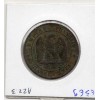 10 centimes Napoléon III tête nue 1855 D ancre Lyon TB