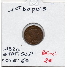 1 centime Dupuis 1920 Sup
