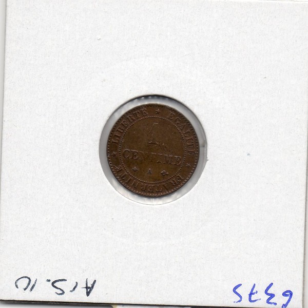 1 centime Cérès 1874 A Paris Sup