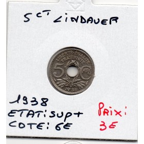5 centimes Lindauer 1938 Sup+