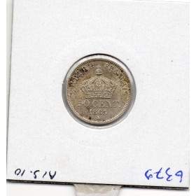 50 centimes Napoléon III tête laurée 1865 A Paris Sup