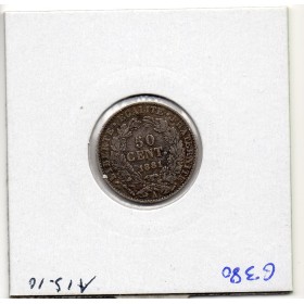 50 centimes Cérès 1881 A Paris TTB